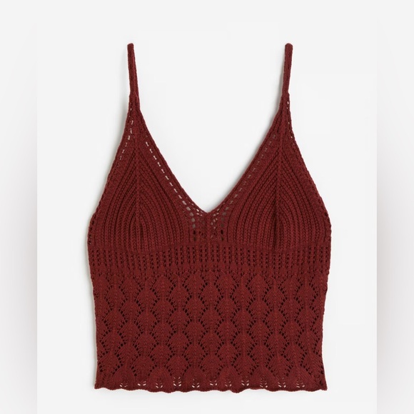 H&M Crochet-Look Top - Picture 2 of 5